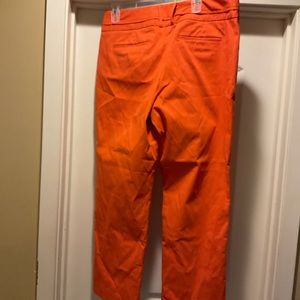 Orange Capri Pants